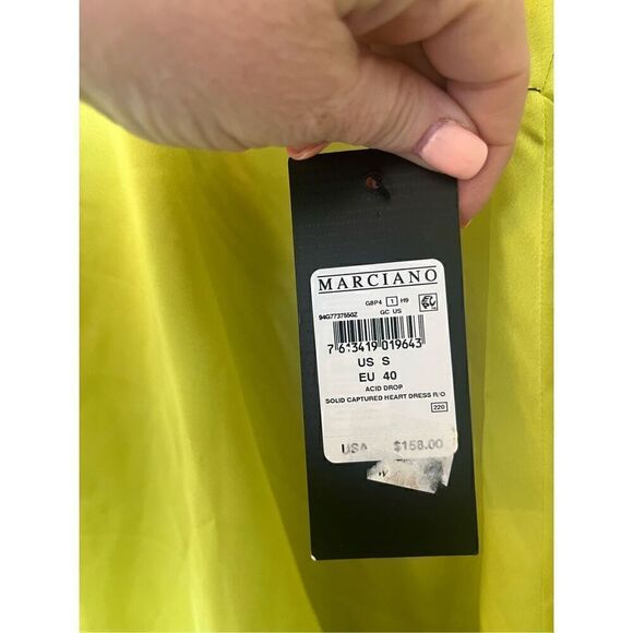 Marciano Captured Heart Bell Sleeve Dress NEW - Picture 7 of 9